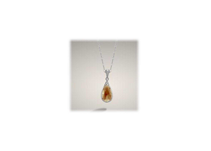 White Gold Plated | Gemstone Pendants